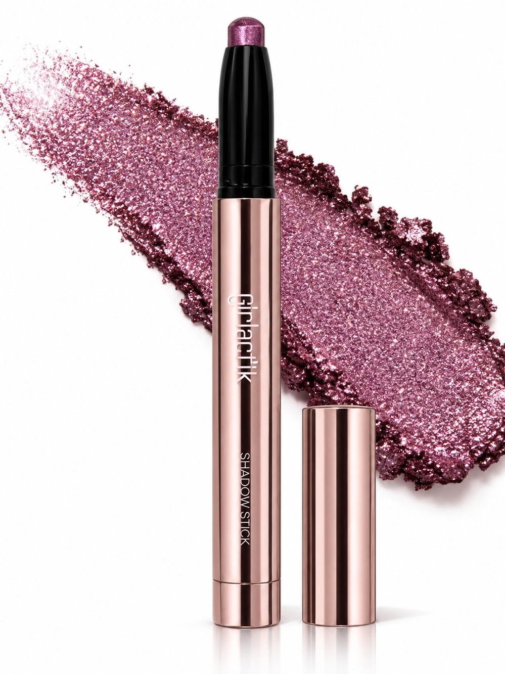 NIB GIRLACTIK Full Size Shadow Stick In Royalty New Fresh 2g Purple Sparkle